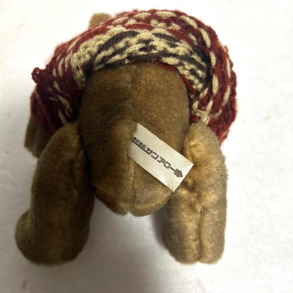 [USED] Retro Sun Arrow Plush Sweater Sitting Teddy Bear Ted Club