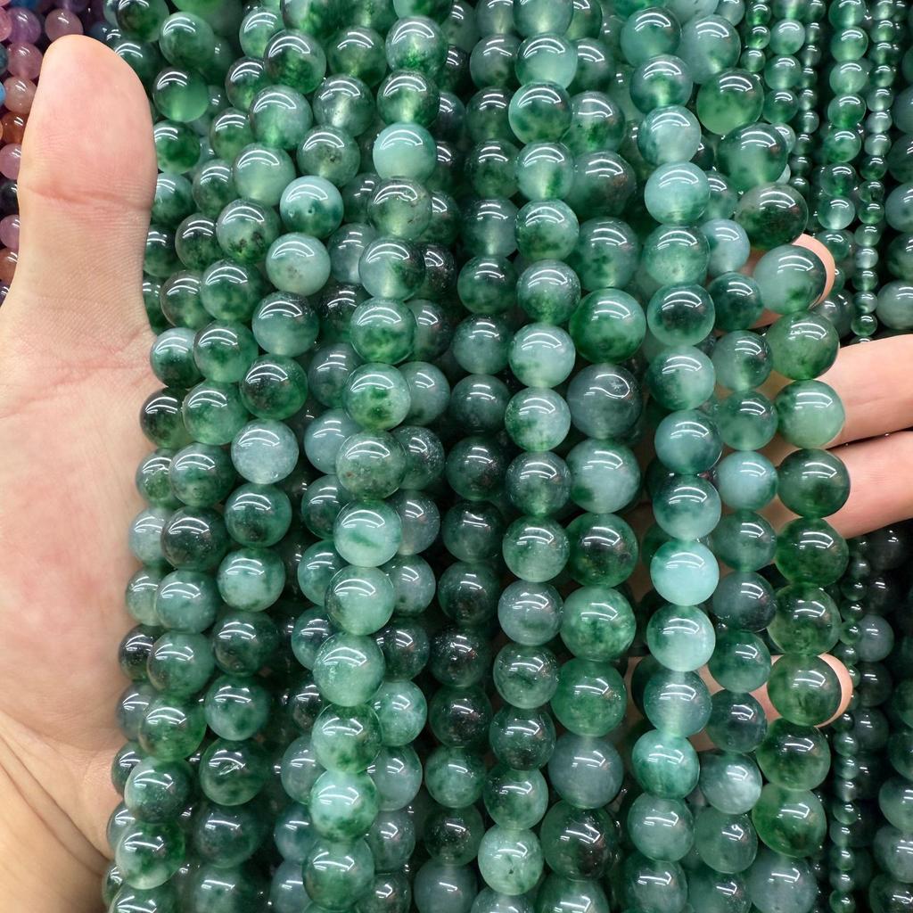 Natural Two-Tone Chalcedony Flower Beads for Handmade Jewelry