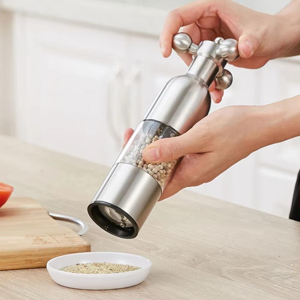 Ceramics Grinding Coarse Salt Pepper Mill Manual Seasoning Grinding Bottle  Rice
