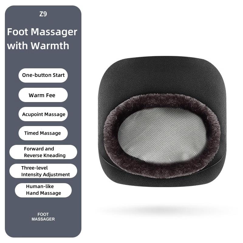 

JINKAIRUI Массажер для ног, Подушка для массажа спины два в одном, домашние согревающие ботинки, акупунктурный массаж, вибрация, Теплые ступни, сокровище