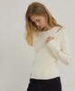 CITYBREEZE Slim Fit Diagonal Wrap Ribbed Knit_Ivory