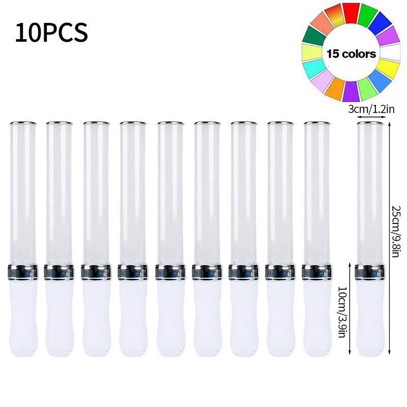 15Colors Lightstick Kpop Light Glow Stick Luminous Concert Light Stick Warning Flash Stick Idol Concert Party Glowing Props