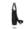 Men's Large Capacity Business Briefcase and Shoulder Messenger Bag