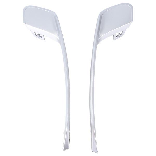 Stříbrná plastová ozdobná mřížka předního nárazníku pro BMW X3 (2015-2017) Model 511