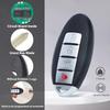 Keyless Entry Remote Smart Proximity Key Fob Replacement 4-Button for Nissan Maxima 2007-2008 for Sentra 2007-2012 CWTWBU735 285E3-EW81D 285E3-EW82D