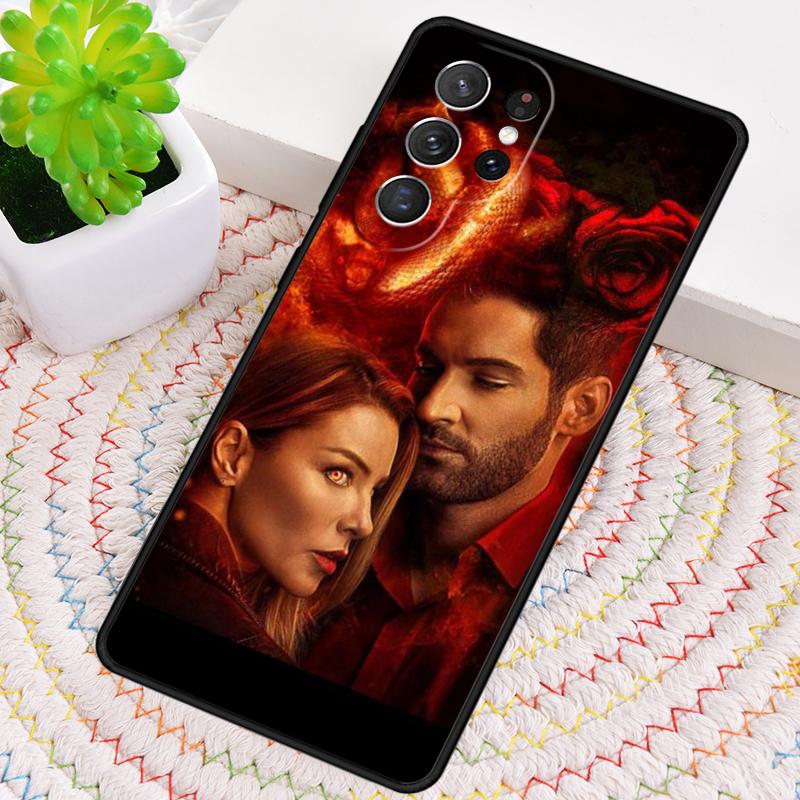 American TV Series Lucifer Phone Case for Samsung Galaxy Note 10 Pro S26 Ultra S23 S24 FE S25 S21 S22 PLUS Shockproof Cove