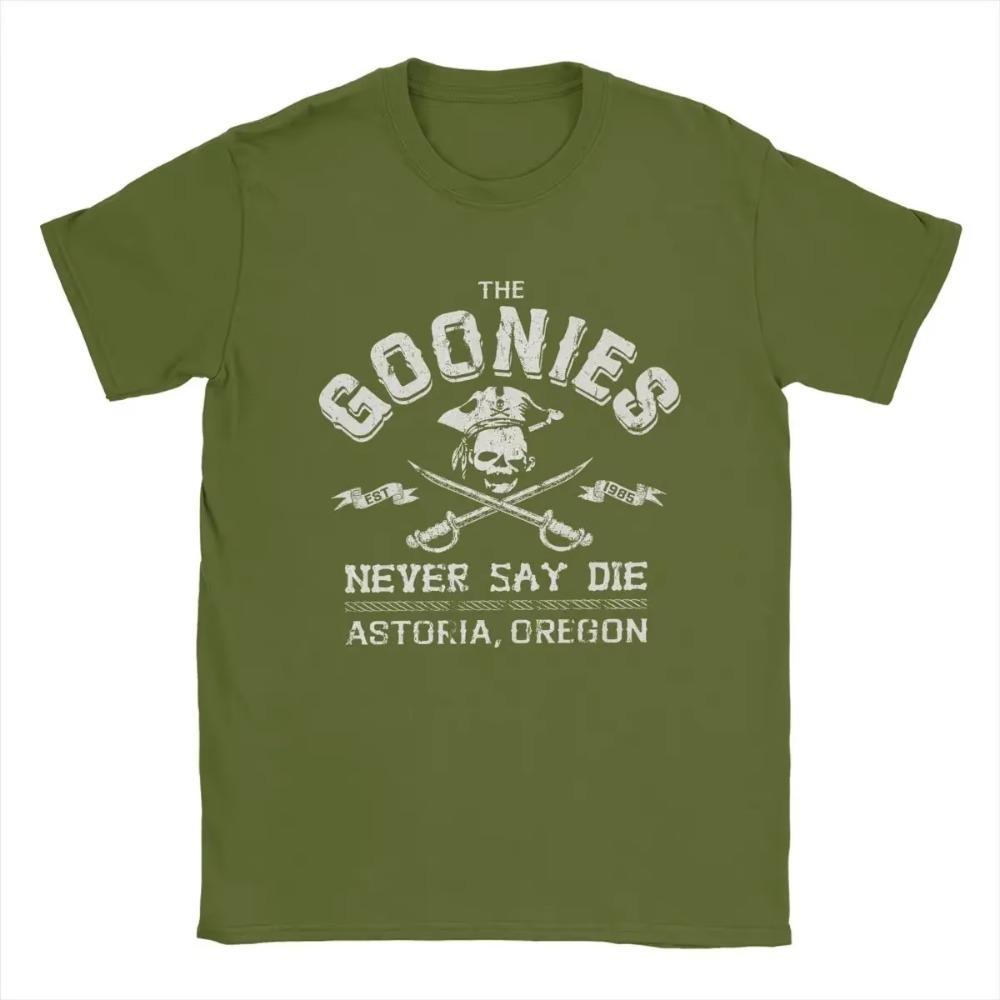 The Goonies Vintage Circa 1985 T Shirt Men's  Vintage T-Shirts O Neck Tee Shirt Short Sleeve Clothing Plus Size