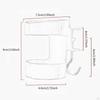 Clamp on Desk and Bed Cup Holder Anti Spill under Table Headset Hanger