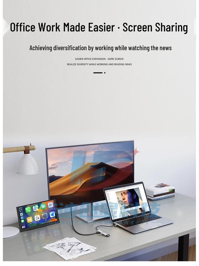 5" HD 800x480 IPS TFT LCD Tragbarer Monitor mit HDMI für Raspberry Pi