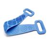 Silicone Double-Sided Exfoliating Back Scrubber for Men and Women - Long Strip Bath Towel