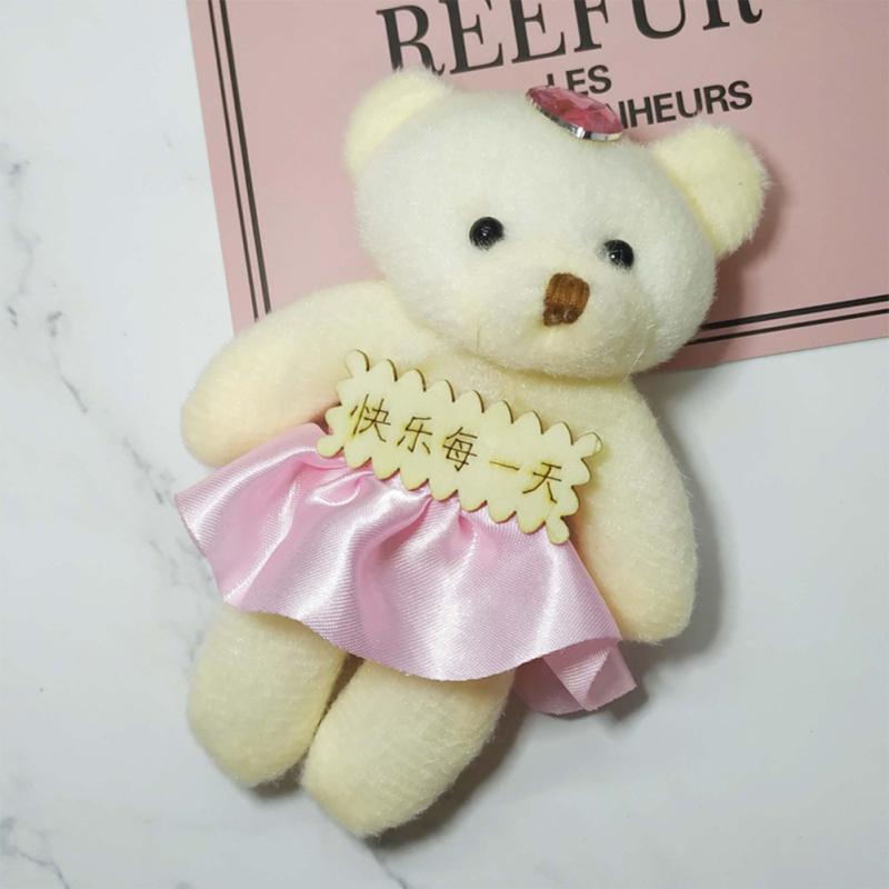 Plush Cartoon Bear Doll Plush Toy Doll Pendant For Christmas Valentine Birthday Gift