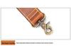 NIUCUNZH Men's Adjustable Retro Crossbody Bag with Crazy Horse Leather Shoulder Strap