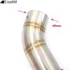 51mm Motorcycle Exhaust Middle Link Pipe for Honda CBR500R CB500X CBR400R CB400X Connect Pipe 2015 2016 2017 2018 2019-2022