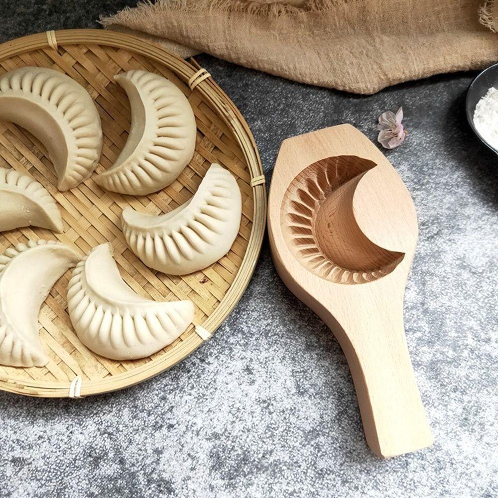 Wooden Steamed Bun Mold Multipurpose Cookie Baking Tool Useful Mooncake Mold DIY Baking