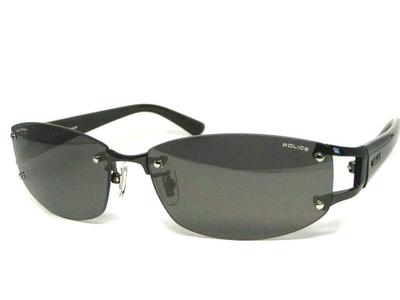 Police Polarized Sunglasses POLICE SPLC60J 530P 59 with Case UV Protection No Rim Two Point Japan Model 2021 Model Oval Titanium Combination Frame