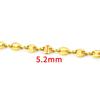 Stainless Steel Gold Chain for DIY Jewelry: Necklace & Bracelet Fashion Accessory