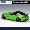 Welly 1/24 Mercedes Benz AMG GT R Alloy Sports Car Model Diecast Metal Racing Car Vehicles Model Simulation Collection Kids Gift