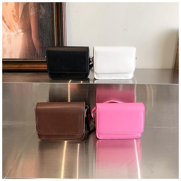 Trendige Streetstyle Umhängetasche 2023 Winter Neu Lässige Pendlertasche Retro Einfach Kleine Quadratische Tasche