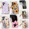 For Oppo Reno14 5G PLA110 Case Cute Rabbit Sunflower Soft Silicon Cover For Oppo Reno 14 CPH2737 6.59" Protective Cases Coque