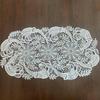 Urskuren spets bordslöpare koppunderlägg blommig broderad bordsduk återanvändbar elegant bordsunderlägg duk bordsduk porslin heminredning