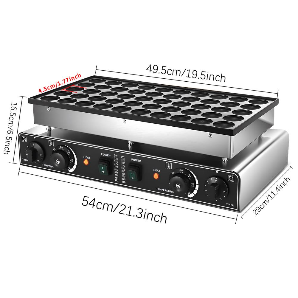 

Электрическая форма для маффинов с таймером, из нержавеющей стали, с антипригарным покрытием, для приготовления блинов, с контролем температуры, форма для маффинов, кухонная форма для блинов серебряный