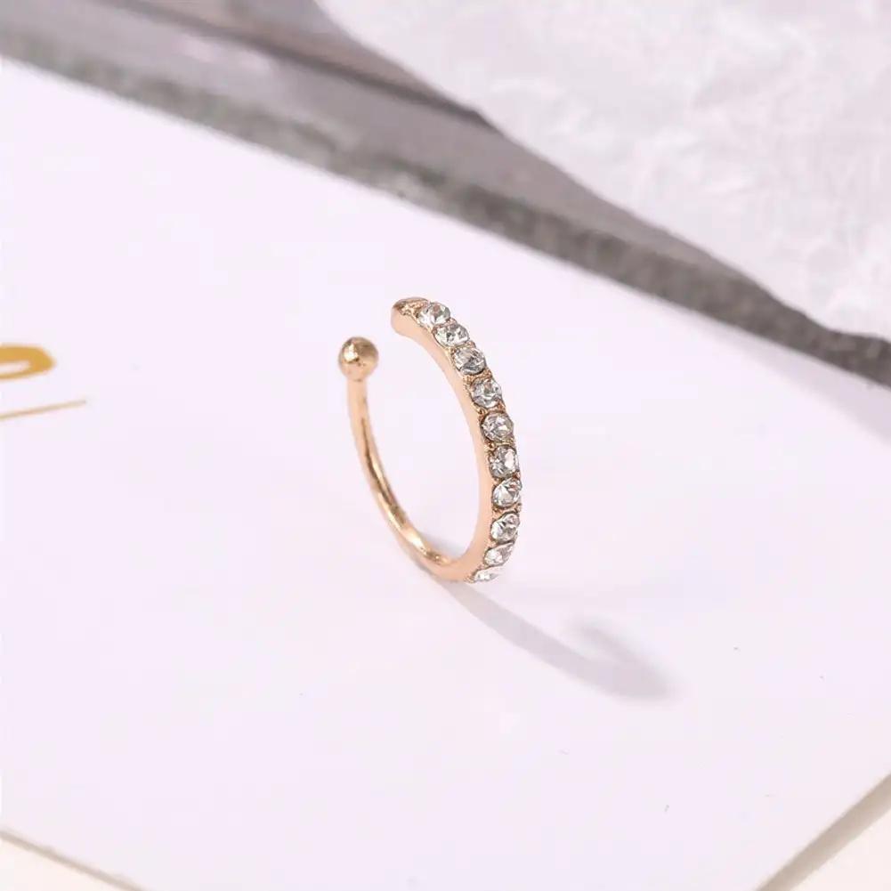Ear Cuff for Women Charming Zircon Clip On Earrings Earcuff Without Piercing Earrings Jewelry