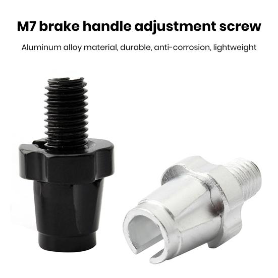 2Pcs Brake Lever Adjustment Screw Fastener Part Aluminum Alloy Mountain Road Folding Bikes