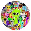 50/100PCS Stickers Funny Music Game Decals DIY Phone Luggage Laptop Skateboard Guitar Bike Car Sticker