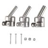 A96I-3Pcs 45 Degree Hot Air Nozzles 7/8/10Mm Curved Nozzles Replaceable For 850 Hot Air Soldering Station