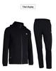 Men's Hooded Quilted Tracksuit - Autumn/Winter Casual Two-Piece Set
