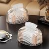 Moderne Acryl-Taschentuchbox Transparent Serviettenhalter Heimdekoration Wohnzimmer Schreibtisch Dekor Zubehör Dekorative Box