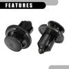 Partuto Push Type Retainer Clip No.91503SZ3003 - Car Inner Bumper Door Fender Fastener Rivet