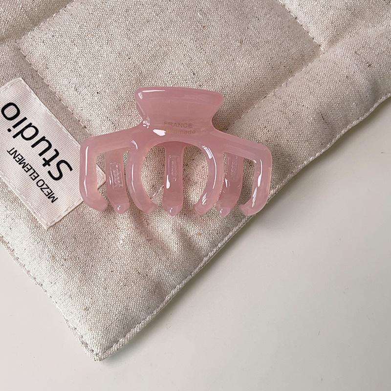 Ins Clip per Capelli a Pinza di Squalo Jelly Acido Acetico Spesso Retrò Taglia Media 6,5 cm Accessori per Capelli di Lusso Premium
