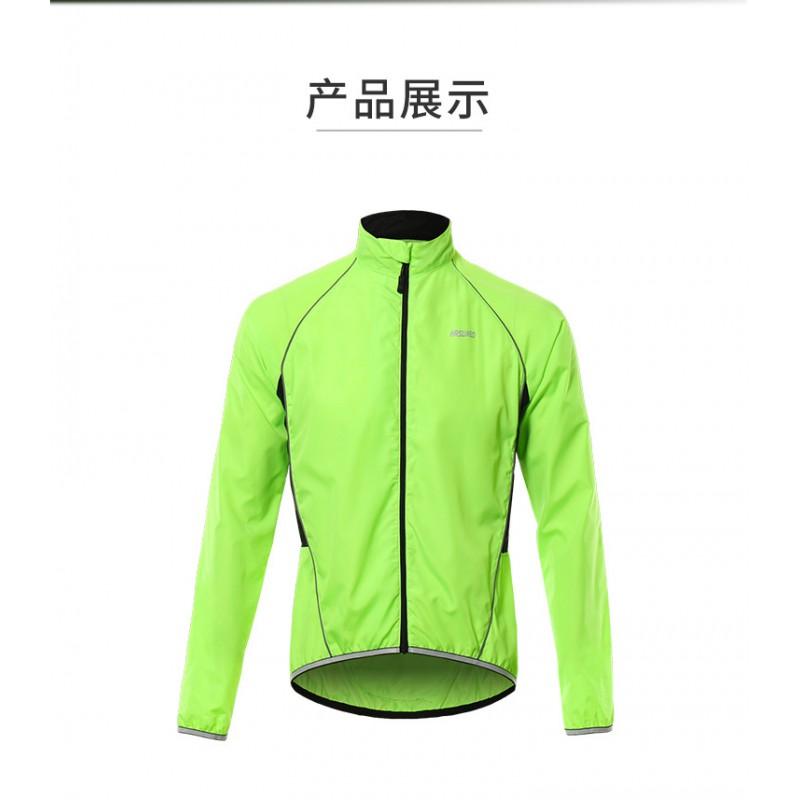 Mens Lightweight Cycling Windbreaker Jacket Running Outdoor Sports Sun Protection Breathable Sportswear