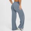 Calças de Yoga de Cintura Alta com Perna Larga, Levanta-Bumbum e Flare para Esportes Casuais e ao Ar Livre