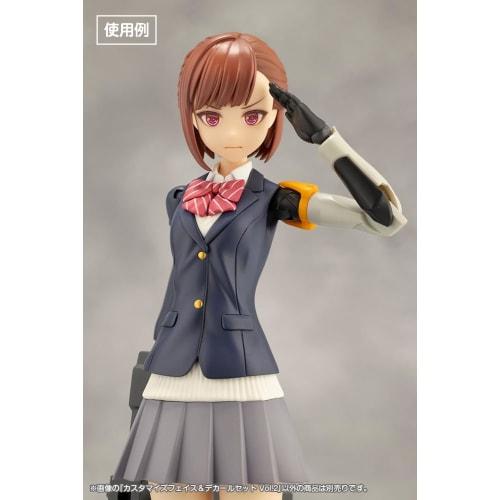 Kotobukiya (KOTOBUKIYA) Sousai Shojo Teien Customized Face & Decal Set Vol.2, 1/10 Scale Plastic Model, Approximately 18mm Tall