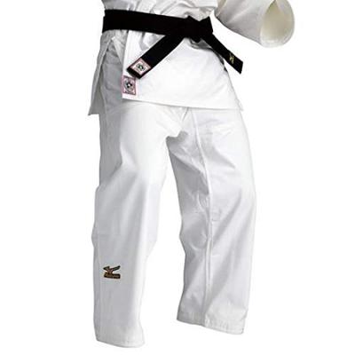 Mizuno מכנסי ג'ודו מידה 22JP5A15 "אלוף", יוניסקס, לבן, 3B,