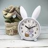 Small alarm clock creative clock alarm clock cute rabbit bedside cute children cartoon silent clock student simple