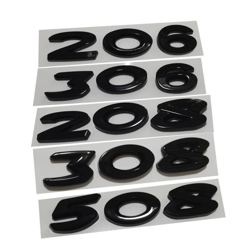 

Эмблема Задняя наклейка Наклейка багажника Peugeot GT Наклейка с логотипом