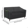 Waterproof Garden Bench Seat Cover Multipurpose Lightweight Protective 200x109x64cm
