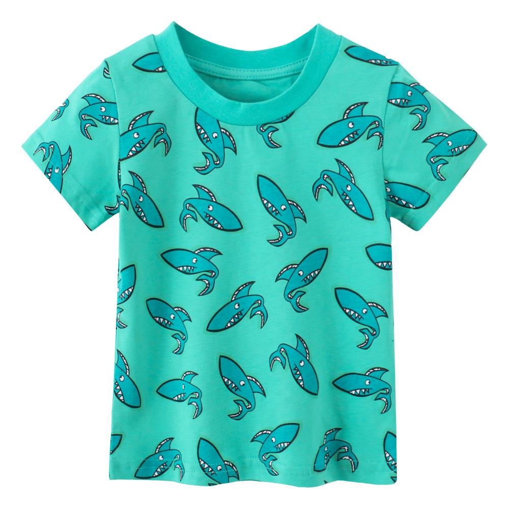 Children s T-shirts Boys  short-sleeved T-shirts Children s summer new T-shirts 100