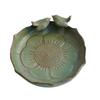 Ceramic Birdbath Bowl Bird Feeder Food Holder Container Bird Feeding Tray for Outdoor Garden Courtyard Decoration Bird Feeder