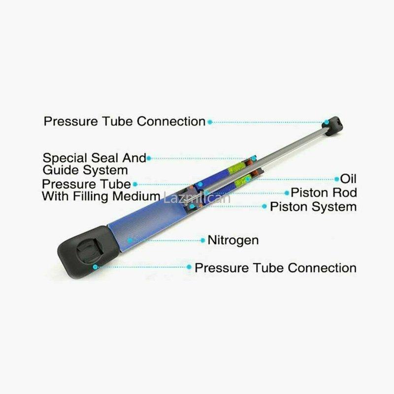 2pcs 300-600mm 300N Universal Lift Support Gas Strut Gas Spring Support Boot Bonnet Car Caravans Doors Windows Tailgate Boat Bus