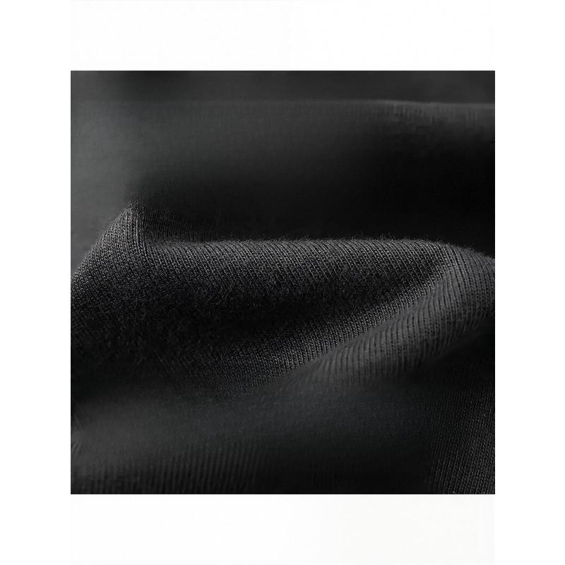 Europäische Größe Herren Zigzag Grafik T-Shirt - Baumwolle Lockere Passform, Schwarz mit Kräftigem Vintage Raucher für Mann & Stadtbild Print, Atmungsaktiver Ganztageskomfort