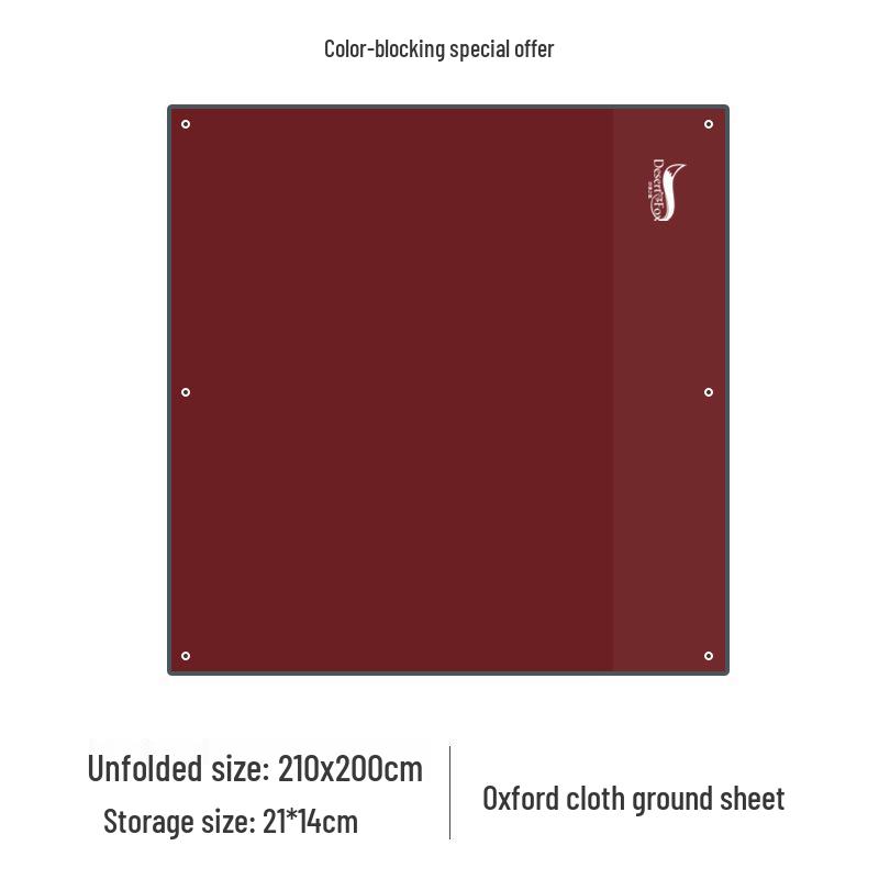 Durable Oxford Cloth Moisture-Proof Tarp: Tent & Picnic Ground Mat 150x210 cm