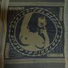 Used HYSTERIC GLAMOUR Large Stole Hys Girl Vixen Girl Moss Green