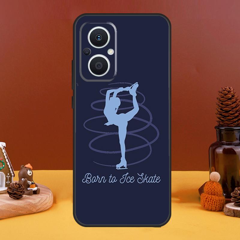 Figure Skating Ice Skating Case For OPPO Reno 10 Pro 11 F 4 5 6 7 8 Lite 4Z 5Z 8T OPPO Find X5 X2 X3 Lite X6 Pro Cover