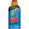Urgent Clear Drain Clog Remover Gel 3 Pack 17 fl oz Fast Action Destroys Hair Grease Soap Scum Safe Pipes