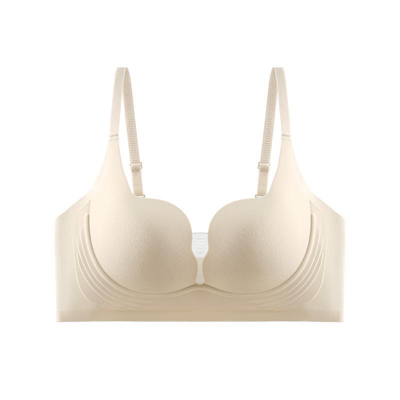 Sexy Seamless Bra Women's Mesh Hollow Bra Gathering Soft Support No Steel Ring Bra Breathable Bra