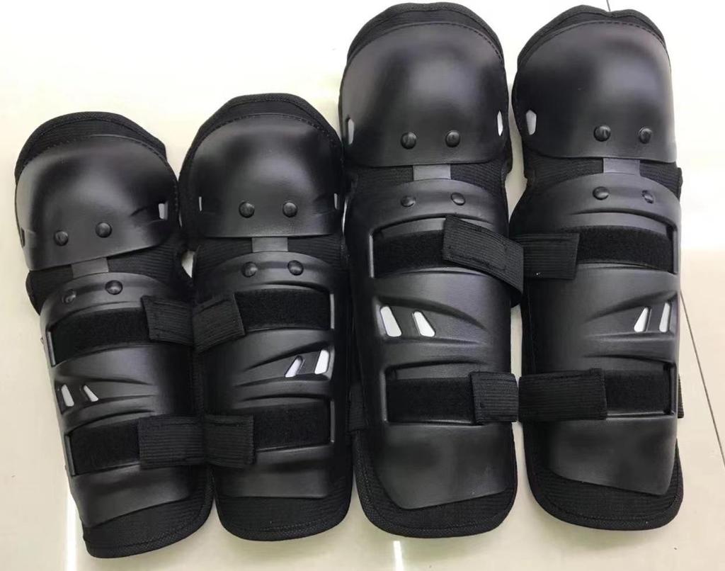 Off-road Motorcycle Knee and Elbow Pads Set for Competition Sports Gear - 4 Pieces